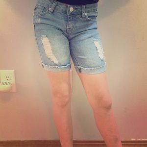 Girls jean shorts